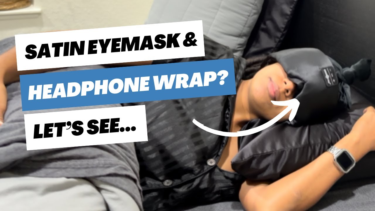 Luxurious Bedtime Essentials | Musicozy 3D Silk Bluetooth Sleep Mask Headphones