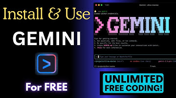 Gemini CLI FREE Installation + Full Tutorial (Step-by-Step)