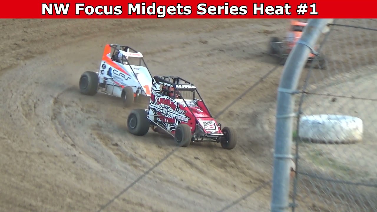 Grays Harbor Raceway, April 17, 2021, Northwest Focus Midgets Series Heat Races 1 and 2