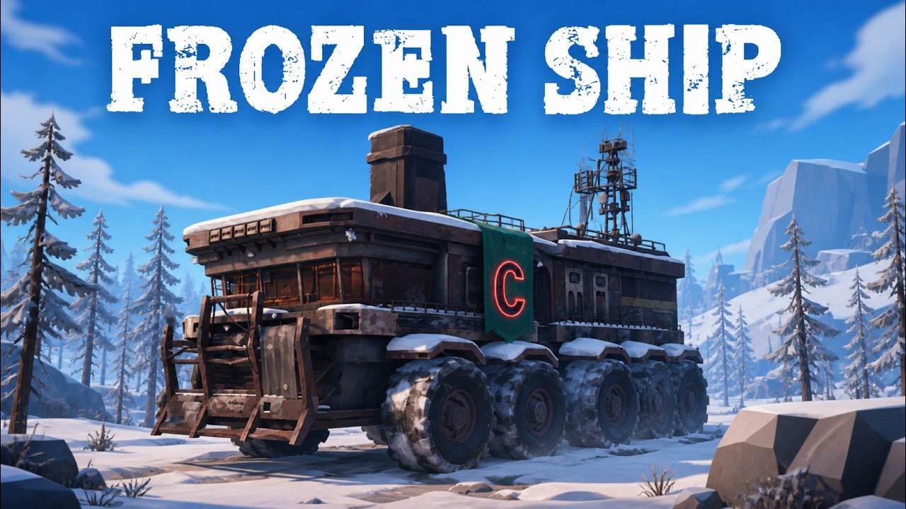 Ich habe ein rollendes Schiff durch den Schnee geführt ❄️ Frozen Ship