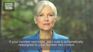 Jill Stein on Ranked Choice Voting