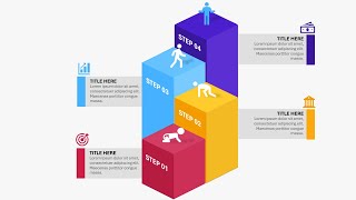 Create 4-Step Infographic Slide in PowerPoint