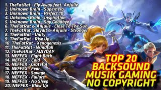 Top 20 Most Popular Gaming Backsongs || Top 20 music gaming noCopyright