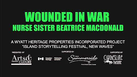 Wonded in War Nurse Sister Beatrice MacDonald