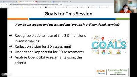 Snapshot Webinar on 3-Dimensional Learning: Innovative Assessments