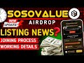 Soso Value Airdrop Season 2 | Listing Date Reveal | New Update 2026 | Big Crypto Airdrop #TGE2026
