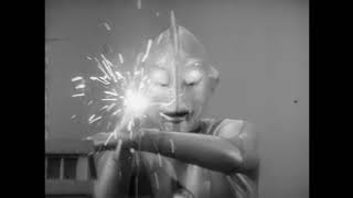 Ultraman 1966 Candy Commercial *warning flashing lights* (Topaz Video Enhance AI upscale)