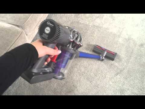 Cordless vacuuming with the Dyson V6 Fluffy