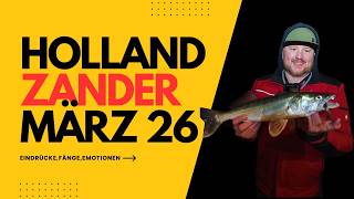 Auf Zander in Holland | Uferangeln | |2026| VLOG