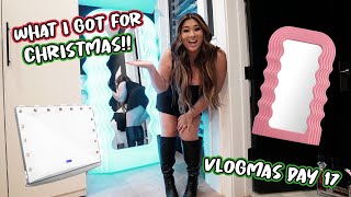 WHAT I GOT FOR CHRISTMAS!! Vlogmas Day 17