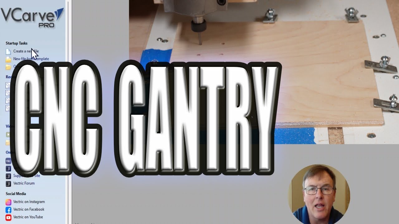 IMPORTING OPENSCAD SVG GANTRY TEMPLATE INTO VCARVE SOFTWARE | DIY CNC ROUTER EPISODE 9