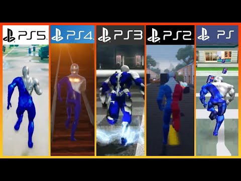 Pepsi Man Graphics Comparison PS1 Vs PS2 Vs PS3 Vs PS4 Vs PS5