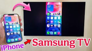 Samsung TV Connect To iPhone | Iphone Screen Mirror To Samsung TV | iPhone Connect To TV