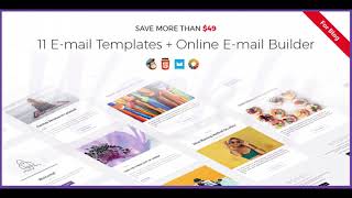 Weekly Responsive Email Newsletter Template with Online Email Builder Themeforest Website