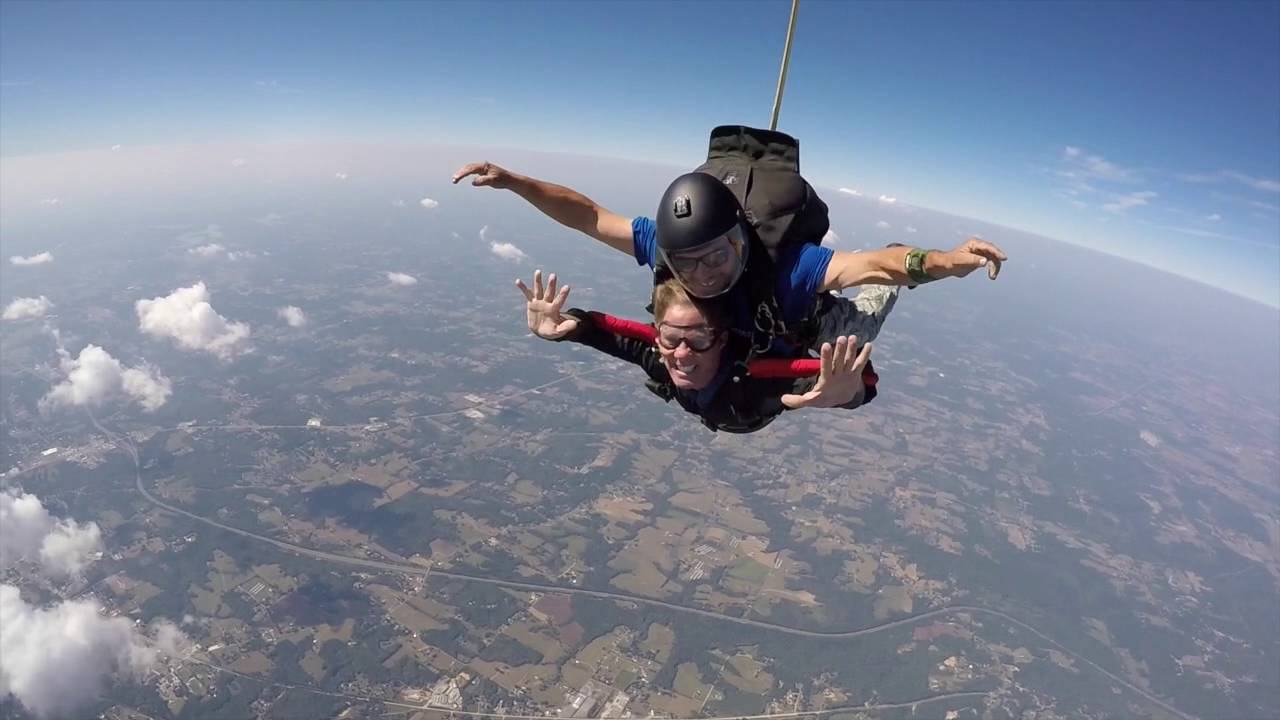 Skydiving at 