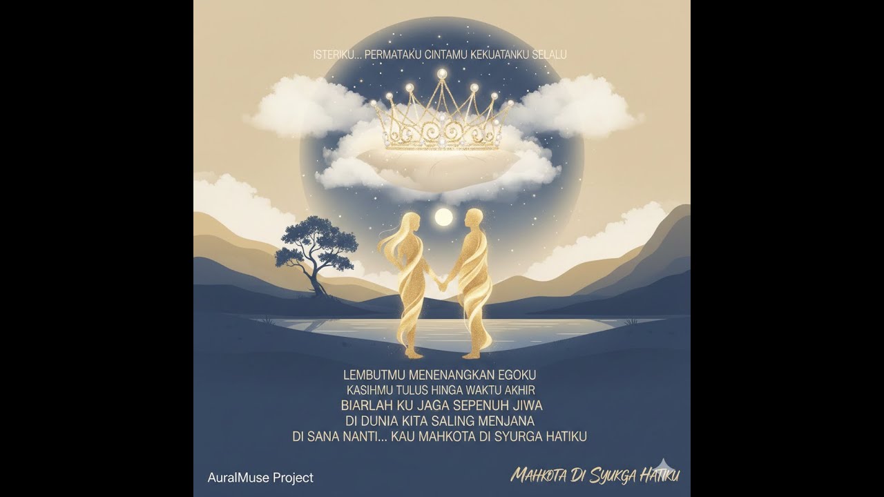 MAHKOTA DI SYURGA HATI - with lyrics