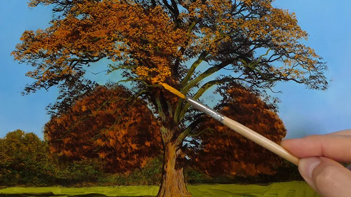 Painting an Autumn Tree | Timelapse | Episode 158 - DayDayNews
