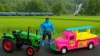 Mini Diecast Tractor Unboxing John Deere 5310 Model With Hulk Man Fair Truck Unboxing Satisfying