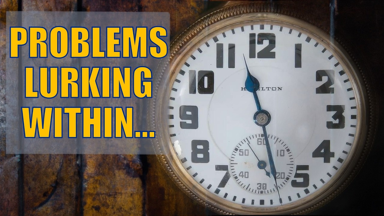 Карманные часы HAMILTON 992 НУЖНА ПОМОЩЬ! Следуйте инструкциям по восстановлению часов!