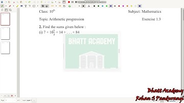 Class 10 | Arithmetic Progression | Exercise 1.3 Problem 2 | Easy Kannada Explanation