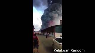 Ini Dia  Amatir Detik  Detik Kebakaran Di Gudang Petasan Di Kosambi Tangerang