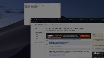 Installing mysql and phpmyadmin in Mac OS