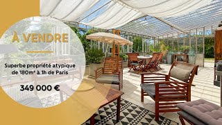 À Vendre - 349 000 - Rare Propriété Atypique De Plus De 180M² À 1H De Paris