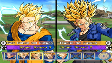 Future Gohan SSJ2 VS Future Trunks SSJ2 | DBZ Budokai Tenkaichi 3 [60FPS]