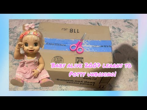 Baby Alive 2007 Learns To Potty unboxing! 