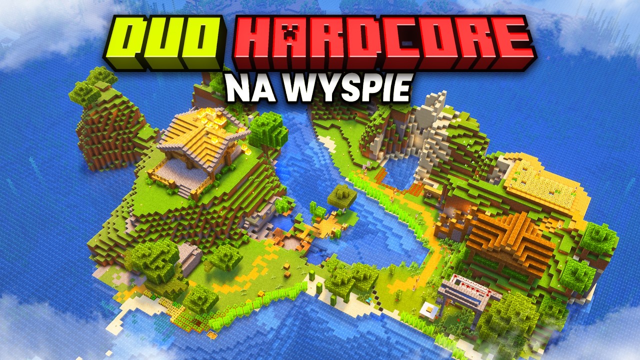 PRZETRWALIŚMY 20 DNI na BEZLUDNEJ WYSPIE w MINECRAFT HARDCORE