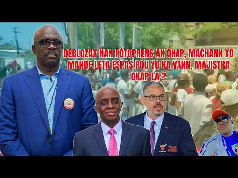 Deblozay nan Pòtoprens ak Okap, machann yo mande leta espas pou yo ka vann, majistra Okap la ?