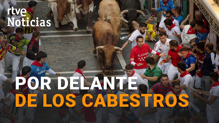 SAN FERMÍN 2025: FIFTH RUNNING OF THE BULLS, with the JANDILLA BULLS in PAMPLONA | RTVE News