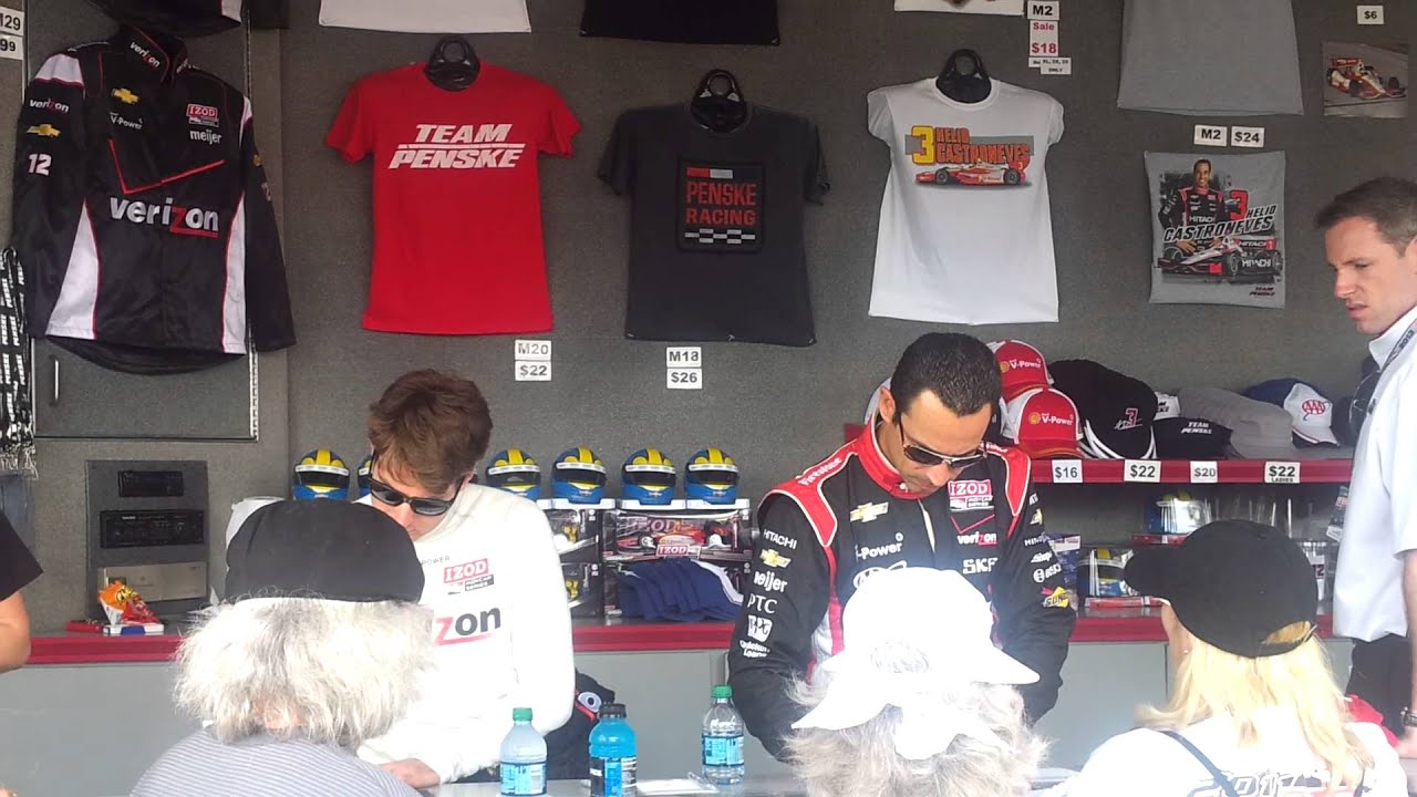 Izod indycar Will Power e Helio Castroneves