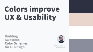 Impact of Colors on UX and Usability → Building Color Schemes for UI Design