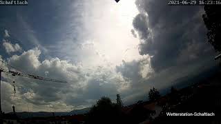 Durchgang Einer Böenwalze Am 29. Juni 2021 Im Zeitraffer.