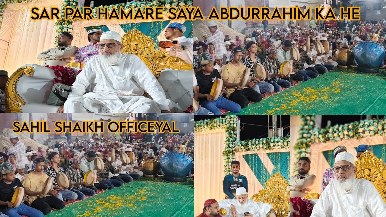 Rafib E Refai Vina Nadiad Sarkar Syed Peerzada Latifuddin Refai Sahab Badi khanqa E Refai Suart.🙌🏻🥰