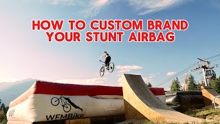 How to Custom Brand Your Stunt Airbag | Gravity Stunt Systems screenshot 5