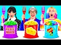 Wednesday vs おばあちゃんの料理チャレンジ | 面白いチャレンジ