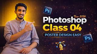 Adobe Photoshop 2026 Bangla – Class 04 | Pen Tool, Shape & Poster Design Project