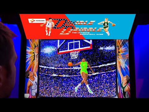 Double Dribble Arcade Cabinet MAME Gameplay W Hypermarquee 
