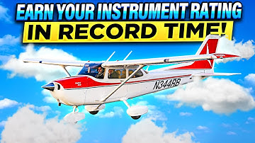 How to Get an Instrument Rating In Record Time (Safely!!)