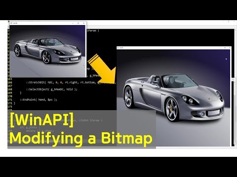 [WinAPI] Windows Programming using C/C++ : Modifying a Bitmap