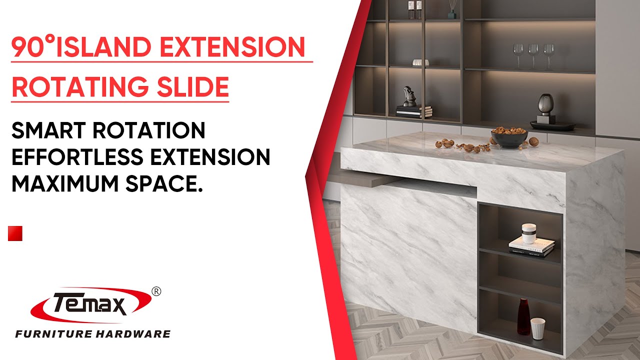 90° Island Extension System | Smart Rotating Slide | Effortless ...