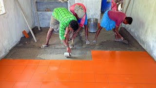 Terracotta! Technology_Living Room Red Cooling Tile Accurately Fitting|Flooring Cool Tile Design