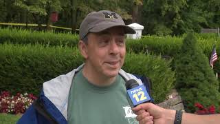 300PM LIVE SHOT, Tropical Storm Henri Coverage in Cranbury, NJ (August 2021)