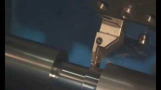 ISCAR Groove Turn -Actual Machining