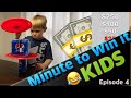 Can He Win the $250 DOLLARS? | Minute to Win it Kids Challenge Ep. 4 | Must Watch 😂