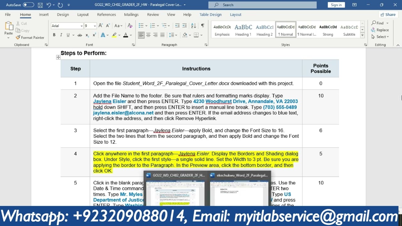 GO22_WD_CH02_GRADER_2F_HW - Paralegal Cover Letter 1.3 by  @MyITLABService ​