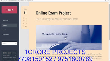Online Examination Project Session Time in Java ( UPDATED ) - 1Crore Projects