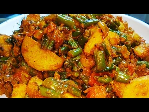 झटपट बनाएं बीन्स आलू की स्वादिष्ट सब्जी/beans ki sabji banane kividhi|nutritious beans potato recipe